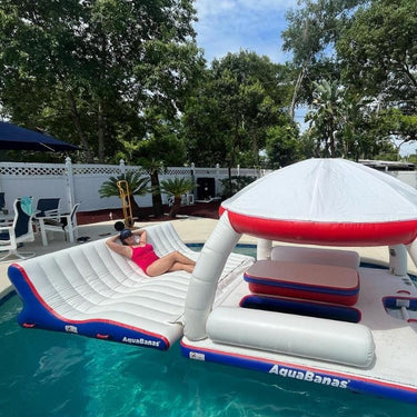 AquaBanas Mega Lounger™ Inflatable Platform - Good Wave Canada